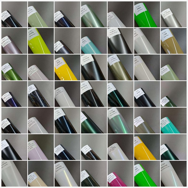 PET Color Change Vinyl Wrap Film comparison image 2