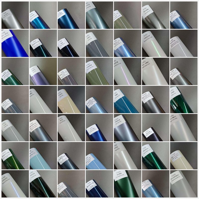 PET Color Change Vinyl Wrap Film comparison image 1