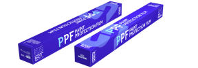 منتج PPF مع عبوة تجزئة ملونة