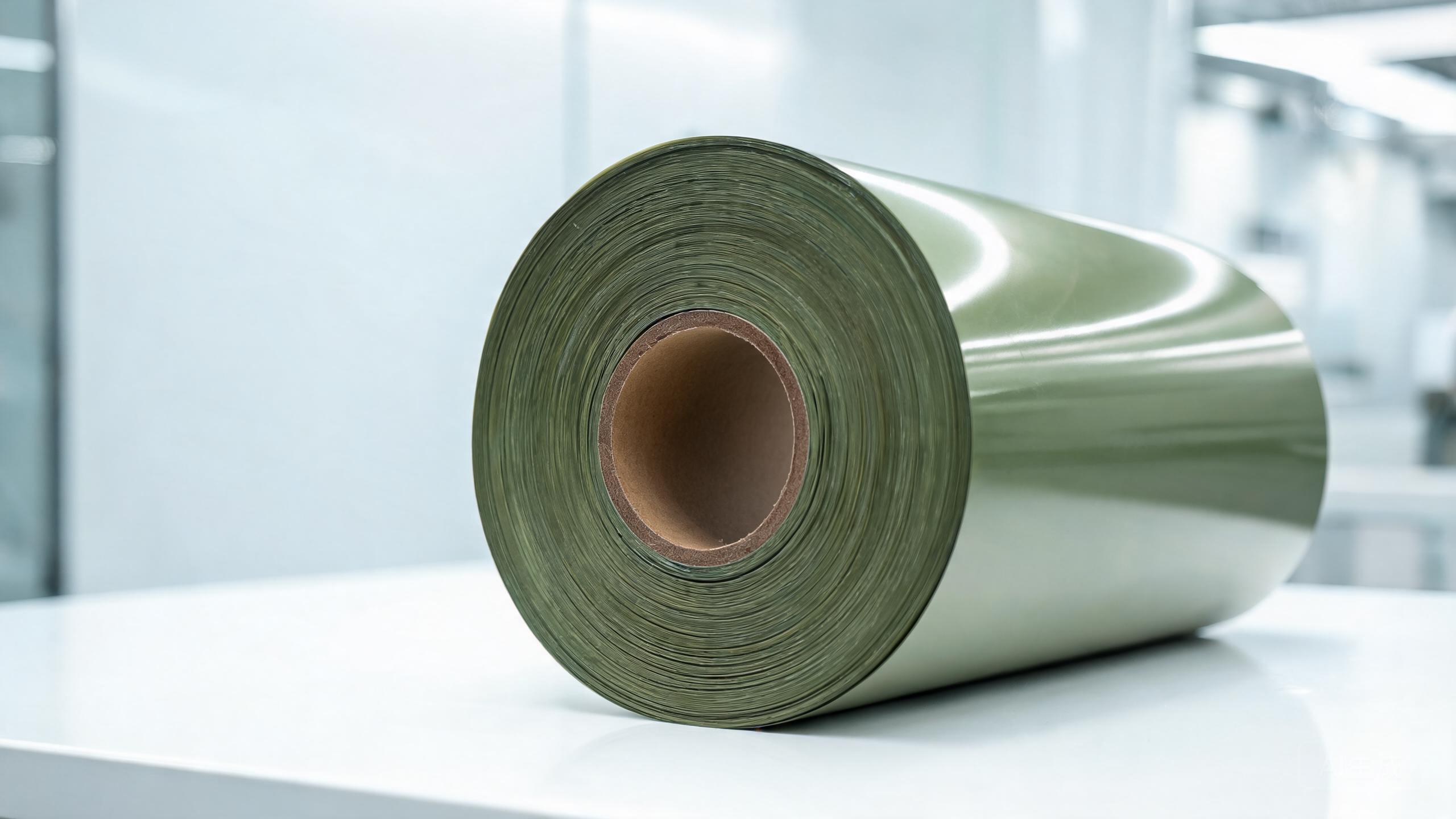 EX-8007 Gloss Khaki Green Cast-Grade TPU color change film roll