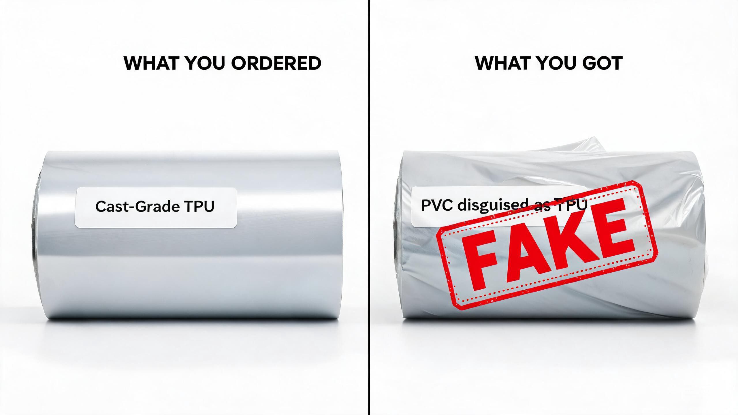 TPU vs PVC color change film comparison - what you ordered vs what you got