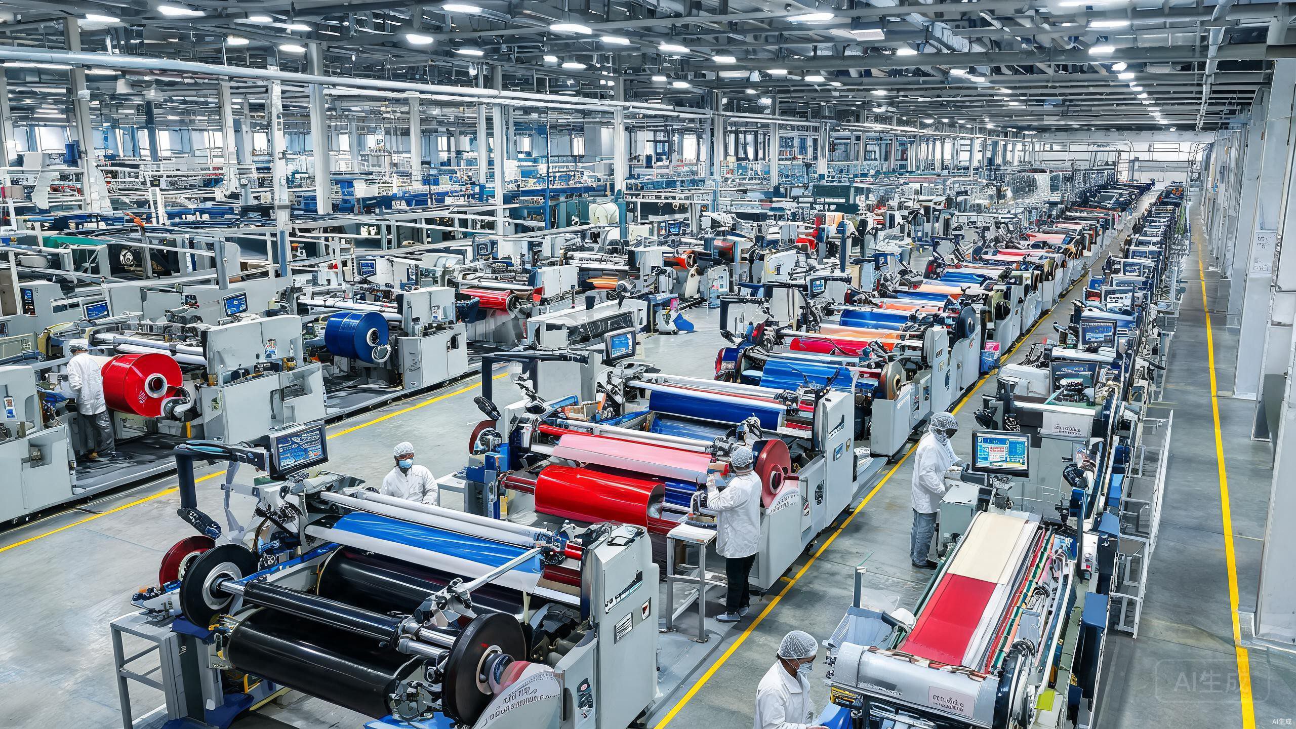 World-class automotive film manufacturing facility production overview