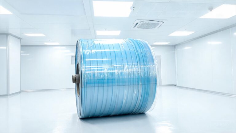 Premium PCU polycarbonate TPU paint protection film roll with exceptional clarity in a clean room manufacturing facility.