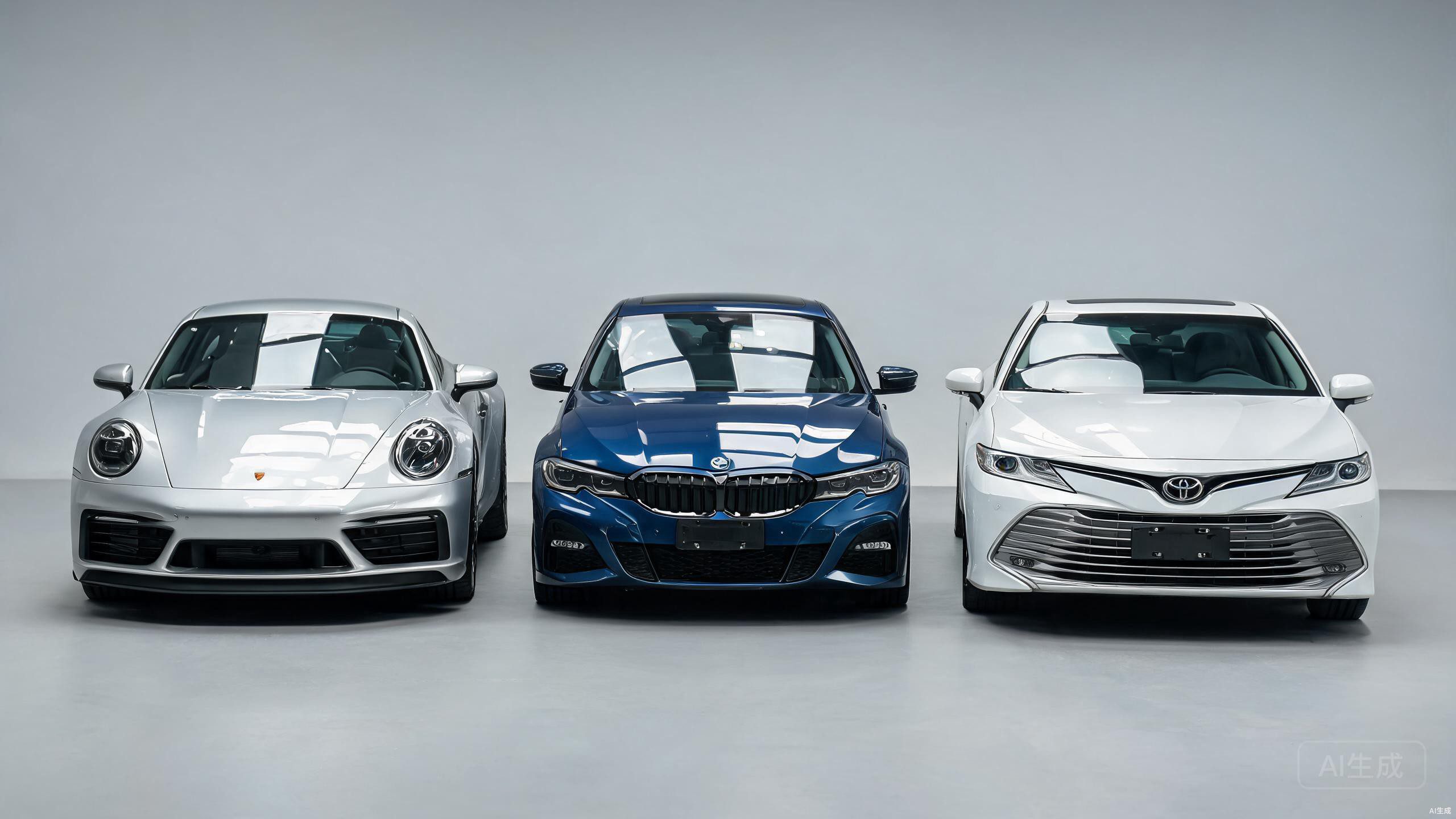 Three luxury cars protected by PCU TPU and Standard PPF - the Invisible Knights of paint protection