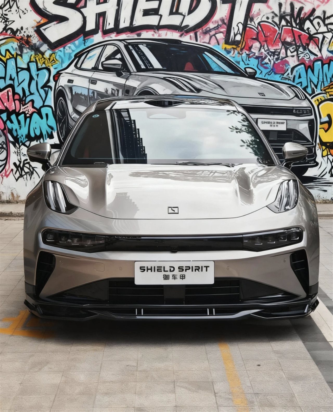 Zeekr 001 full car SHIELD SPIRIT 7.5mil PCU PPF installation at flagship store