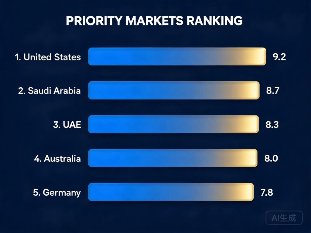 Priority market ranking chart for PPF