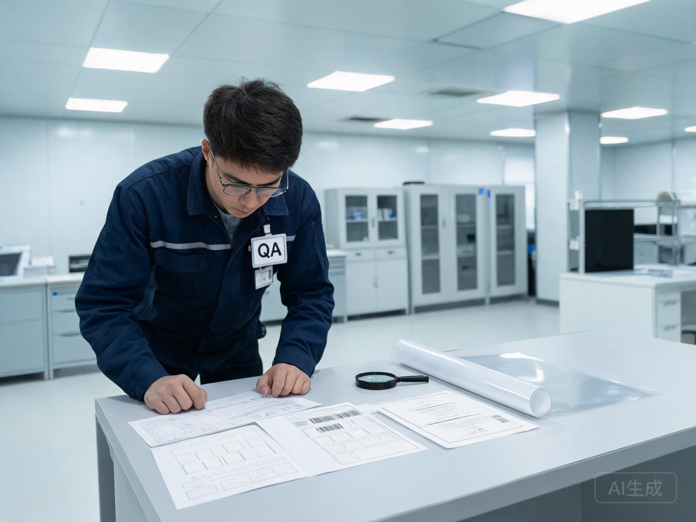 Technical document review showing a PPF data sheet, batch number, warranty, and test conditions.