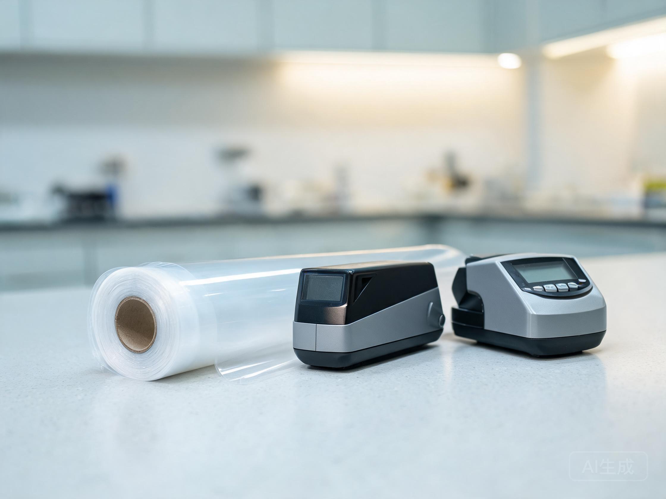 Lab technician recording PPF batch test results for thickness, adhesion, and gloss