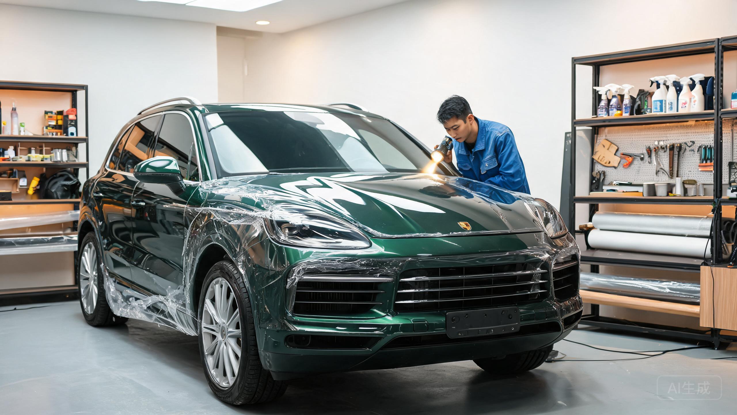 professional vehicle paint inspection after PPF installation
