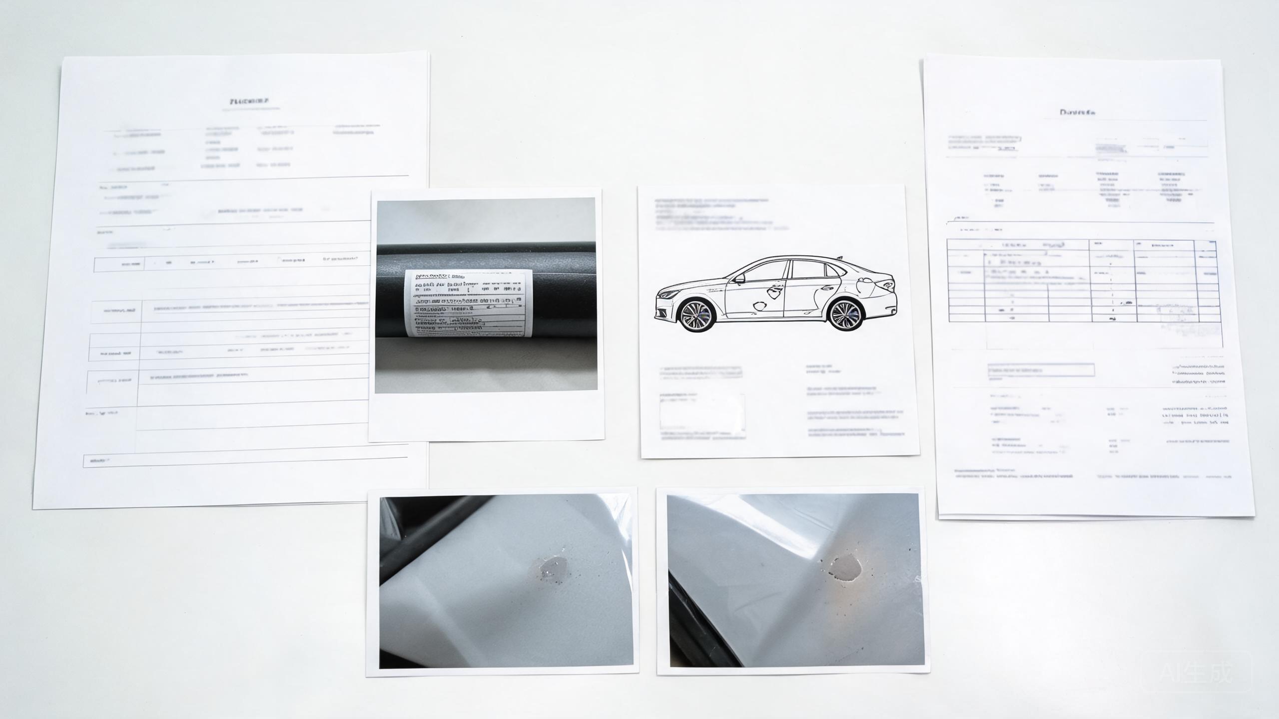 Warranty claim file with chronology product identity and defect photographs